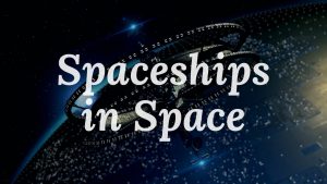 spaceships in space relaxation video